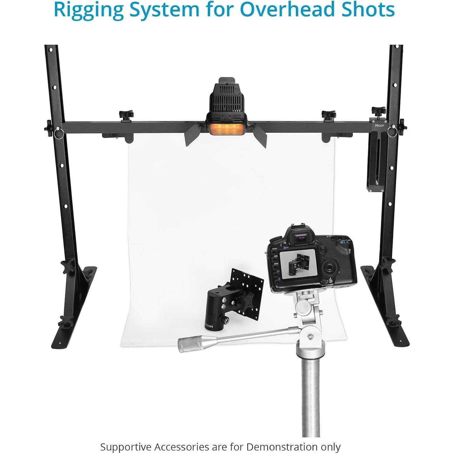 Plataforma Aérea PROAIM 88.9x22.9x20.3cm para Cámara y Luz