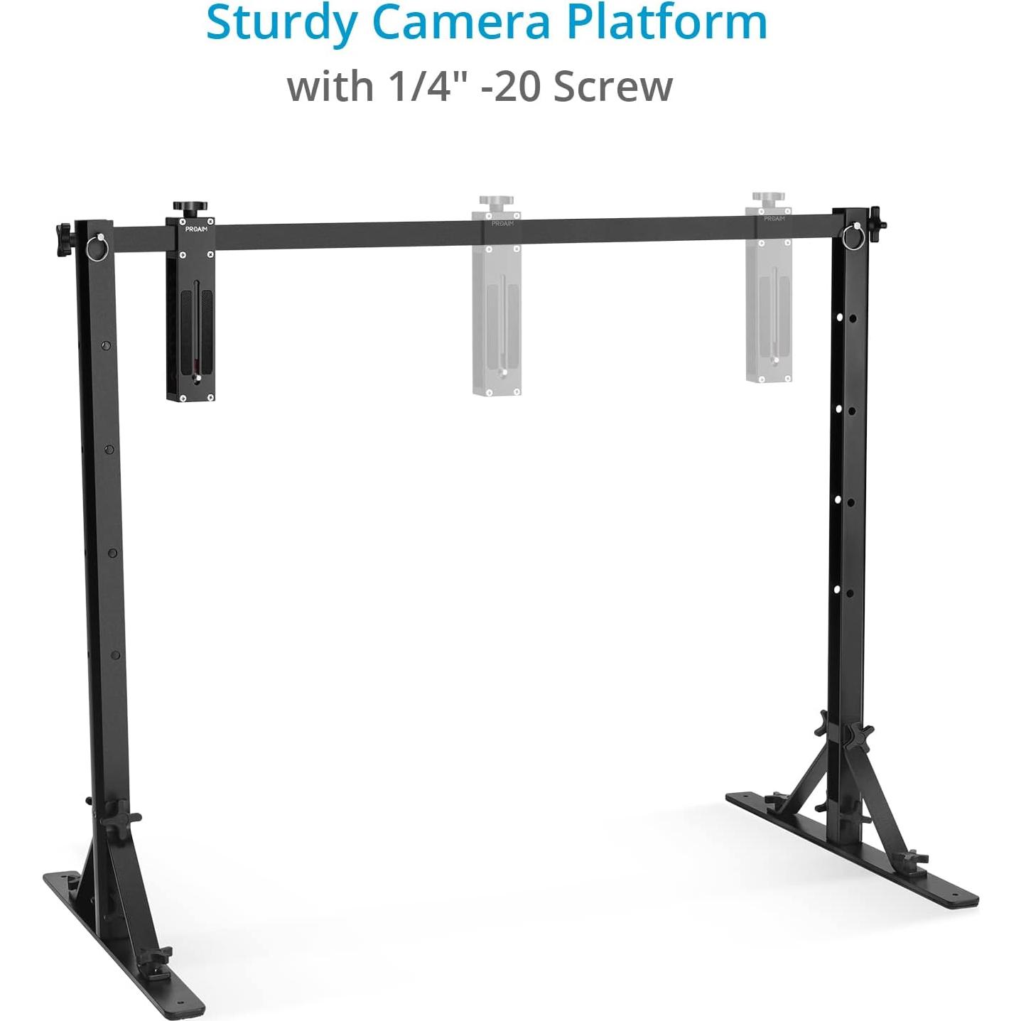 Plataforma Aérea PROAIM 88.9x22.9x20.3cm para Cámara y Luz