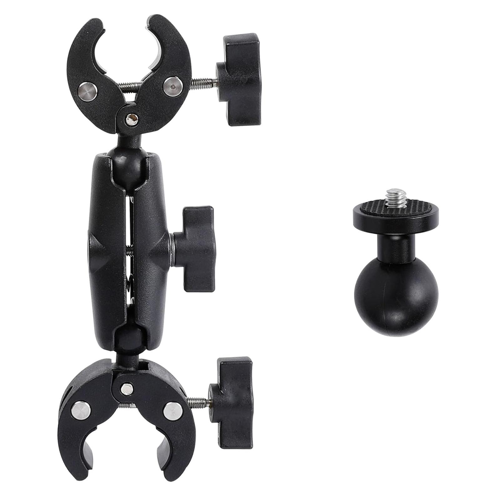 Soporte Doble Abrazadera PellKing para Monitor y Luz Estudio