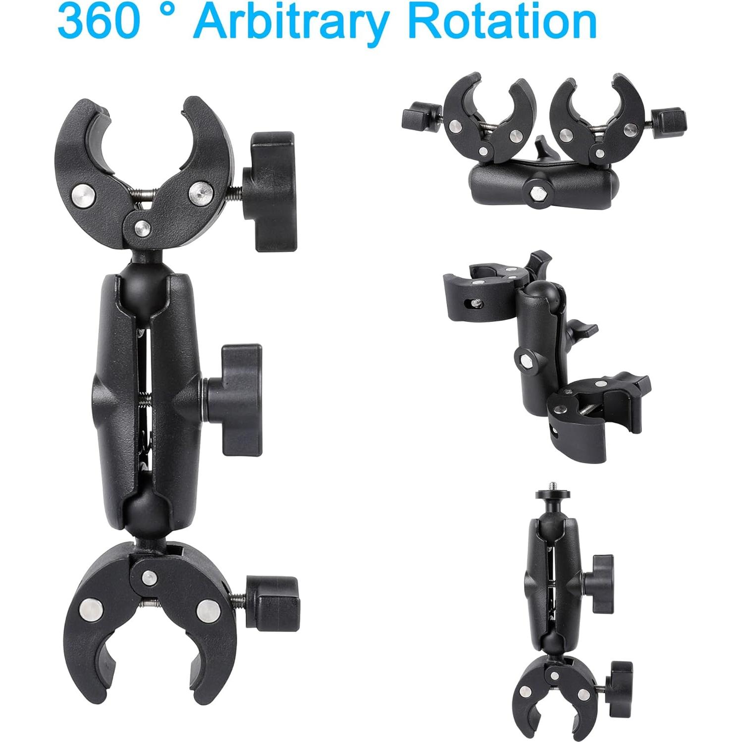 Soporte Doble Abrazadera PellKing para Monitor y Luz Estudio