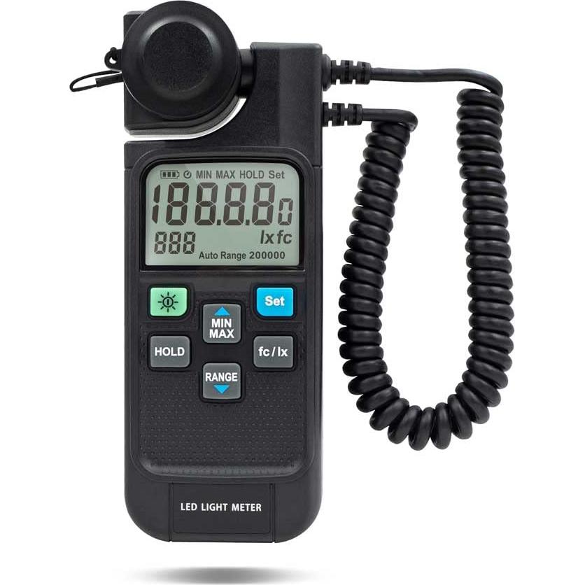 Medidor de Luz LED PerfectPrime LM531 0-199900 lx