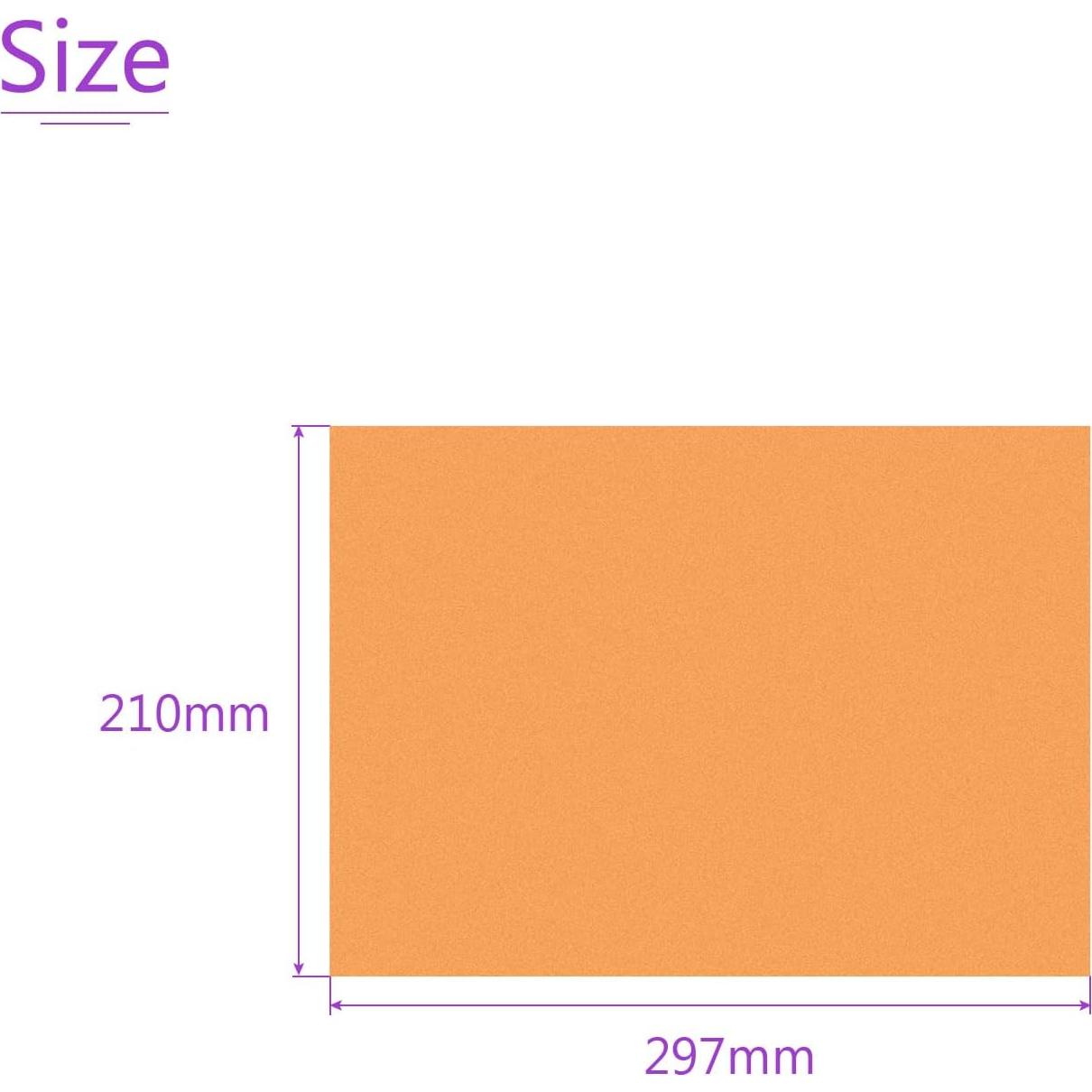 Filtro de Gel de Corrección DMiotech 4 Pcs PVC Naranja Mate