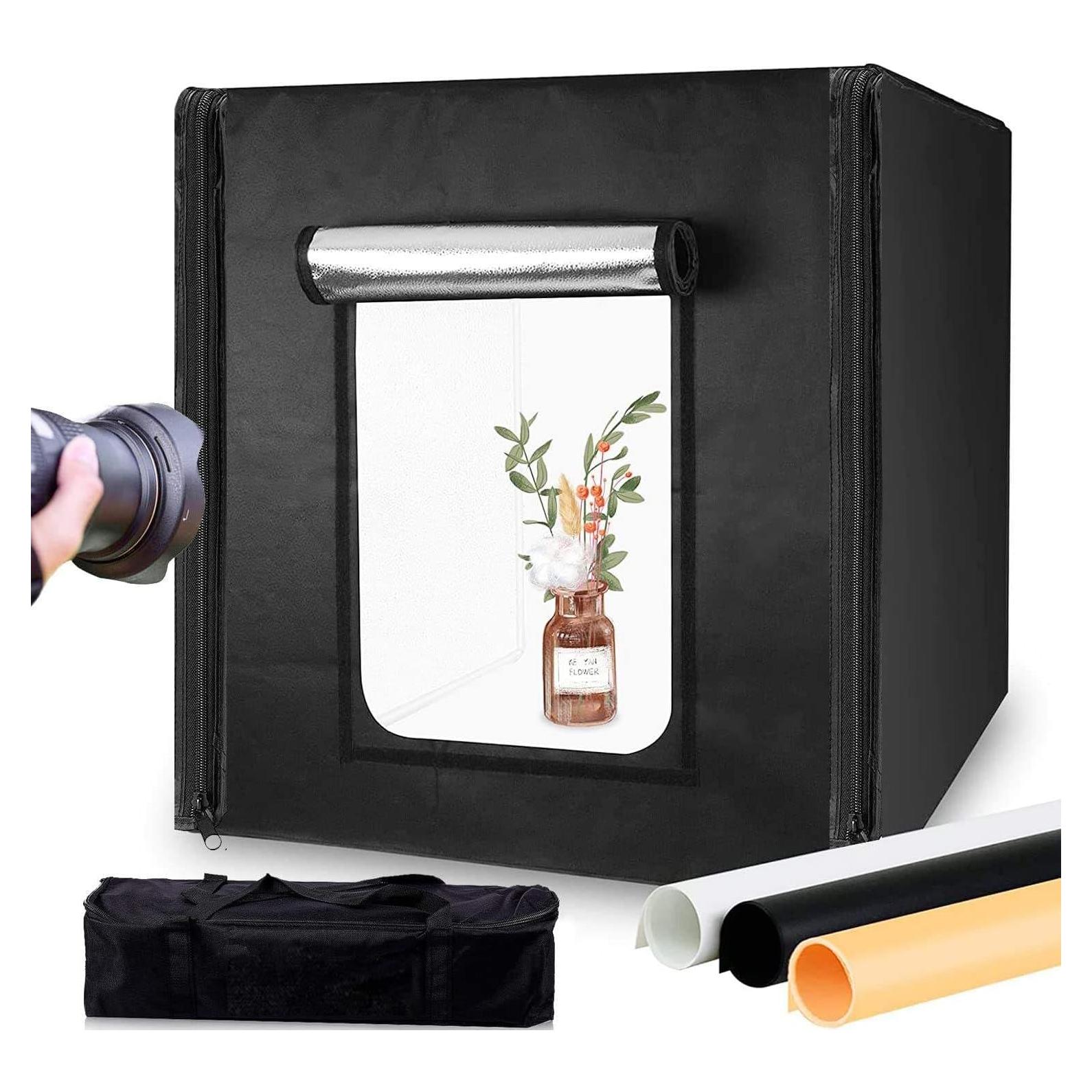 Caja de Luz LED Reflex Camera 50x50cm con 72 Perlas 5500K