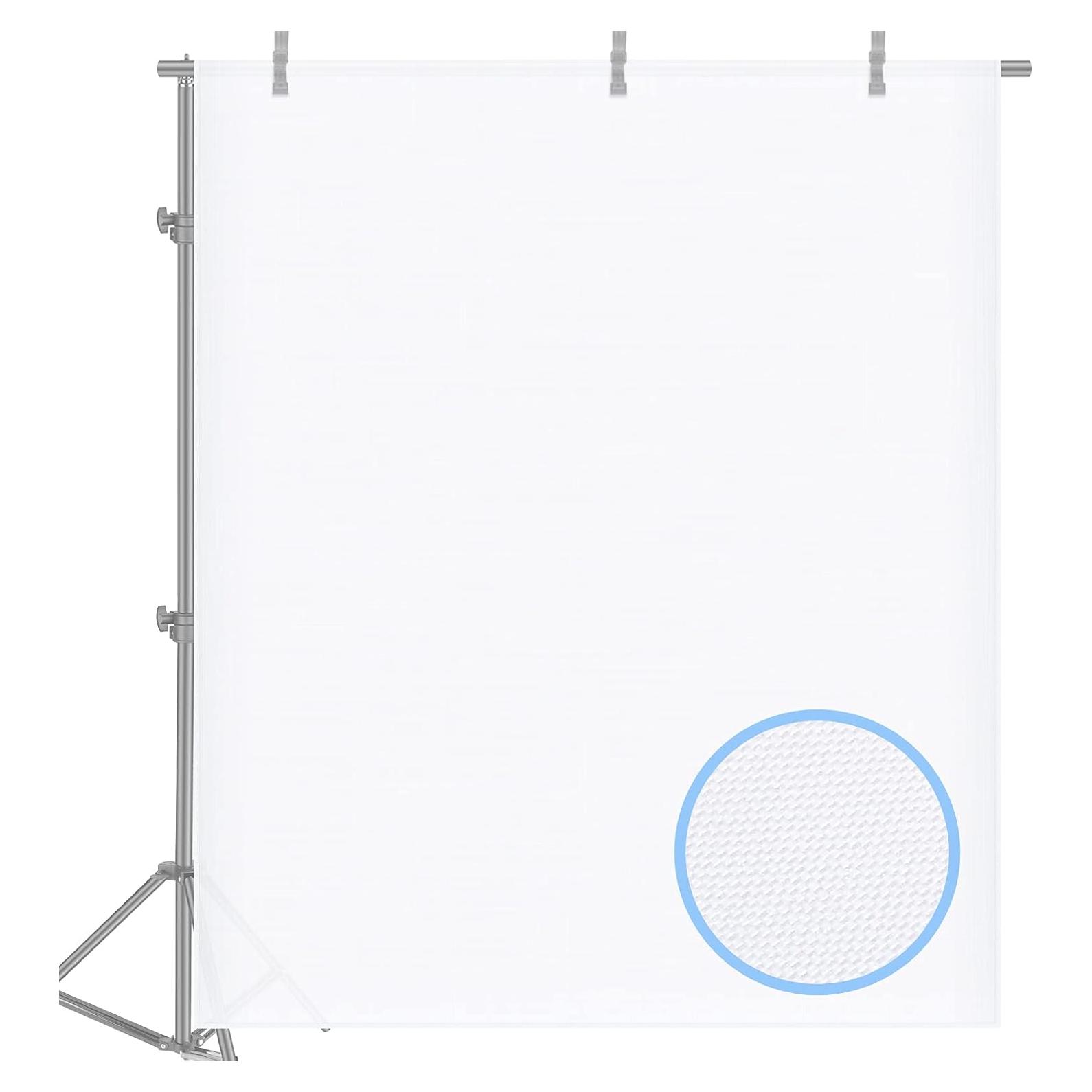 Tela de Difusión Blanca Neewer 1.8M x 1.5M para Fotografía