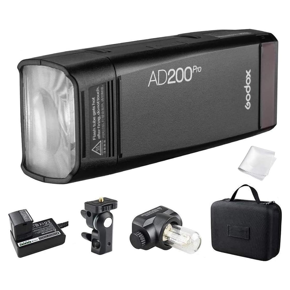 Flash Estroboscópico Godox AD200 Pro 200Ws 2.4G