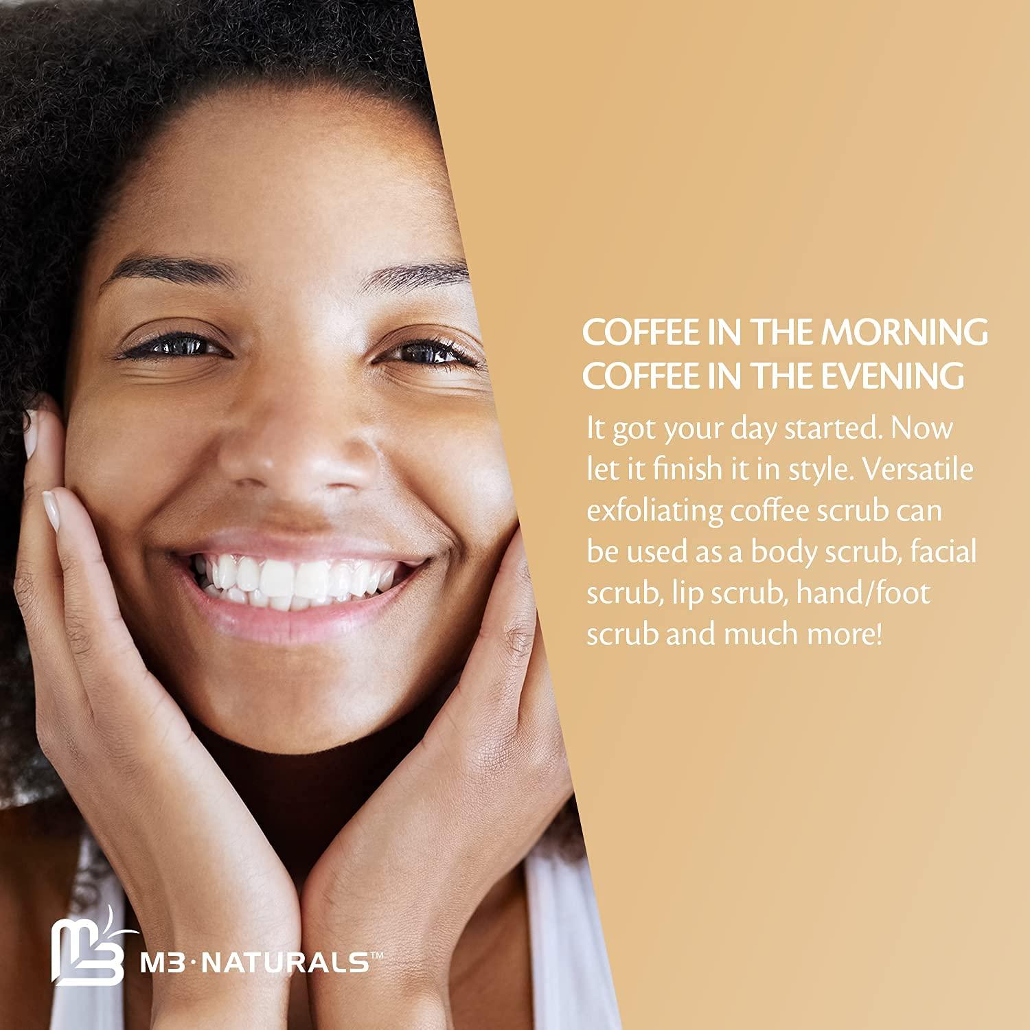 Exfoliante de Café Arábica M3 Naturals 340g con Colágeno