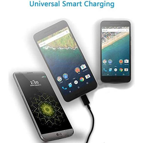 Cable MicroUSB LED 1.52m VOLT PLUS TECH Carga Rápida 5A