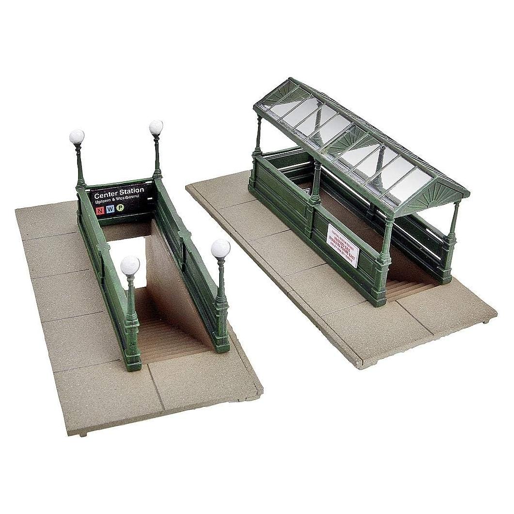 Kit de entrada de metro Walthers 2 modelos completos