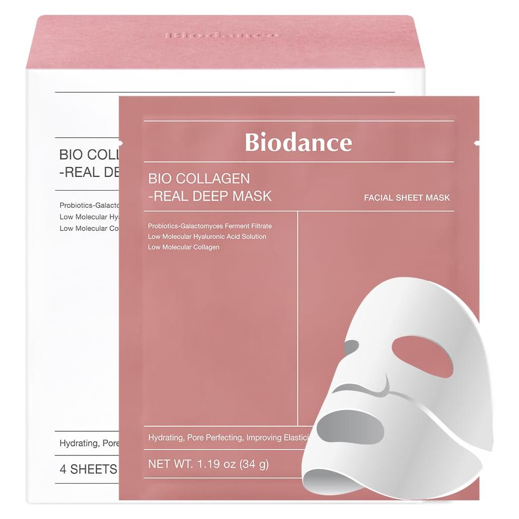 Mascarilla Hidratante Biodance Bio-Collagen 16 Piezas 34g