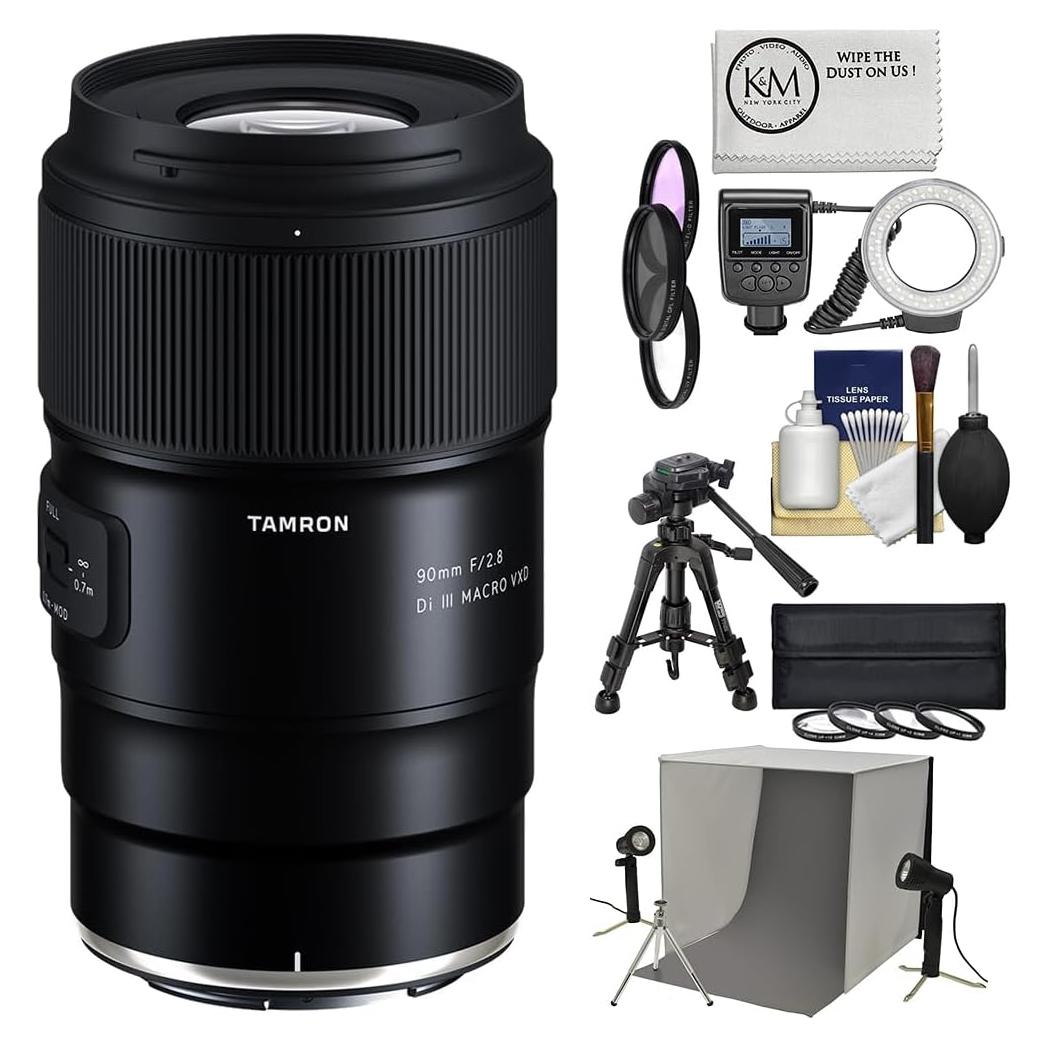 Objetivo Macro Tamron 90mm f/2.8 Di III VXD para Nikon Z + Kit Completo