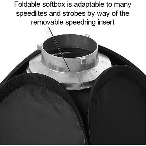 Softbox Plegable Fotodiox Pro 50.8x50.8 cm para Estudio