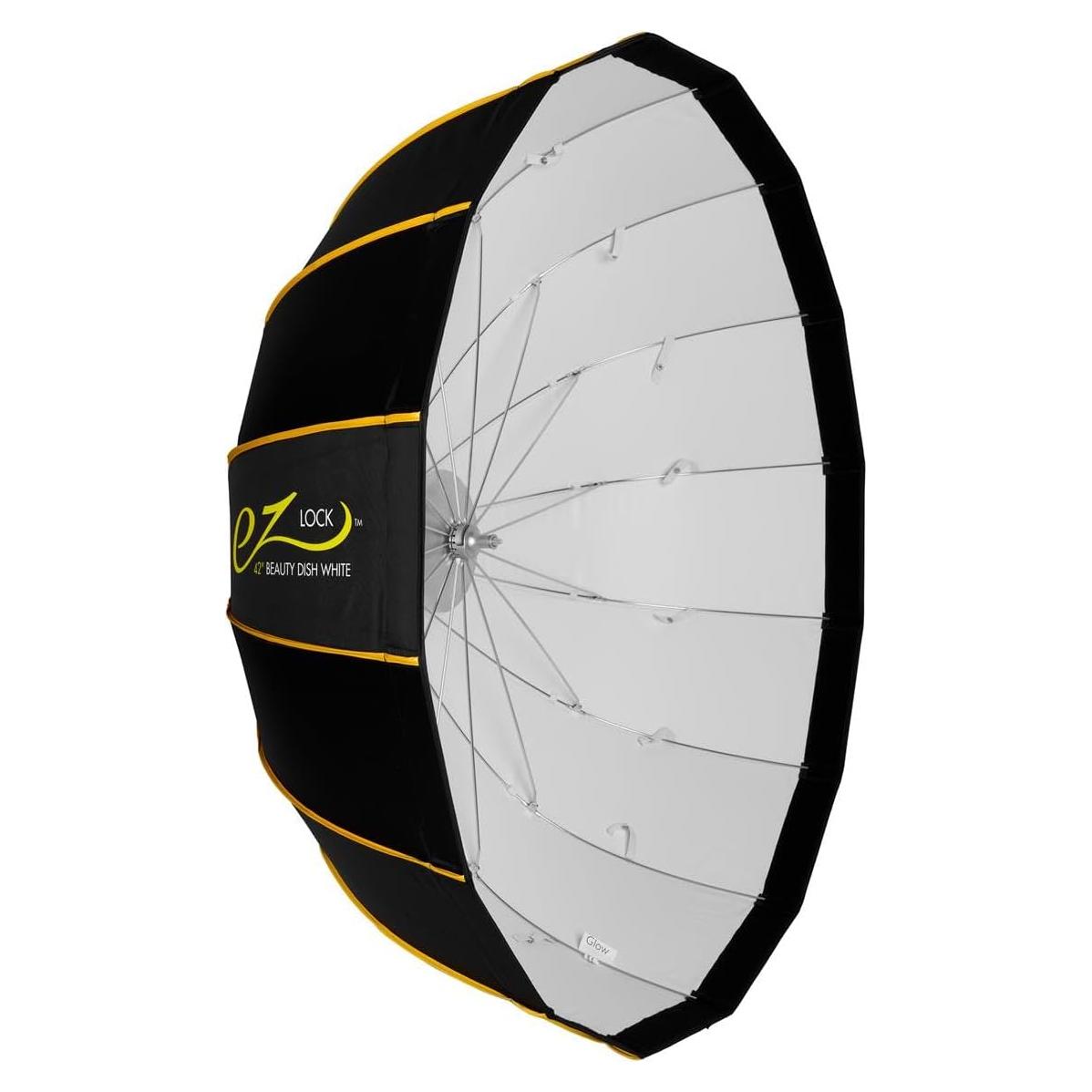 Plato de Belleza Glow EZ Lock 42" Blanco con Montura Bowens