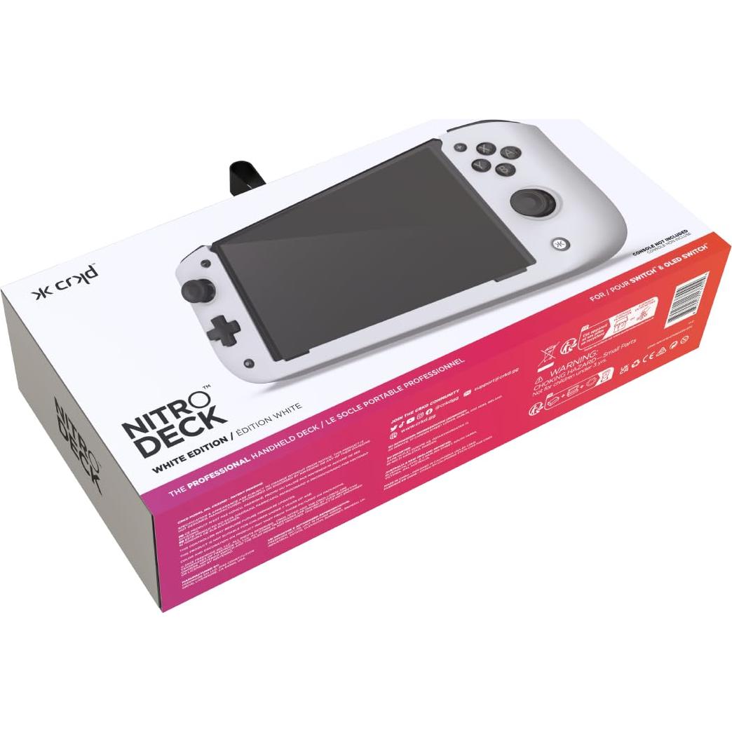 Controlador CRKD Nitro Deck para Nintendo Switch - Blanco