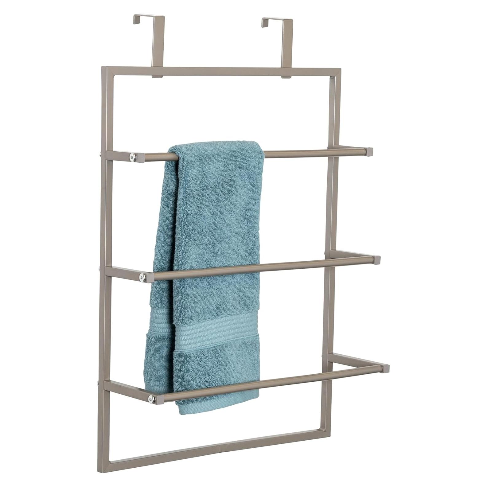 Soporte para Toallas 3 Niveles Honey-Can-Do BTH-08458 Níquel