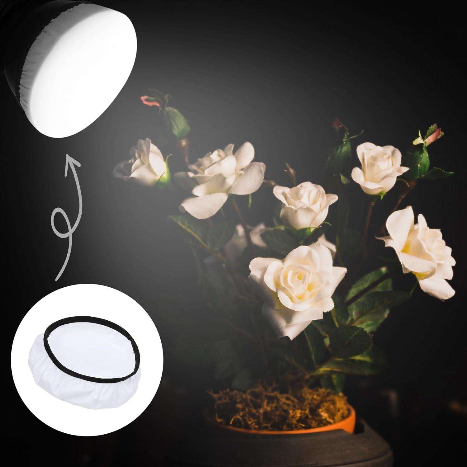 Difusor de luz suave Tucnoeu 18cm para reflectores 6Pcs