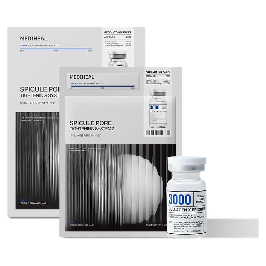 Mediheal Set Cuidado de Poros 4 Pcs - Ampoule y Mascarilla