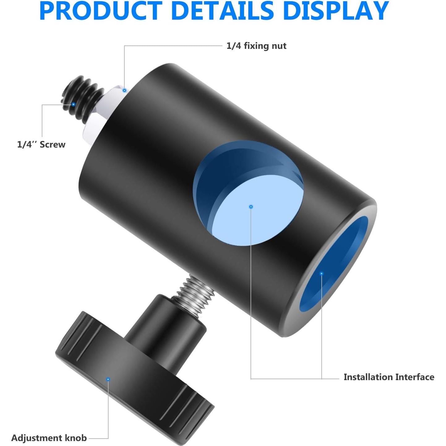Adaptador Rápido Neewer ST12 2-Pack para Soporte de Luz