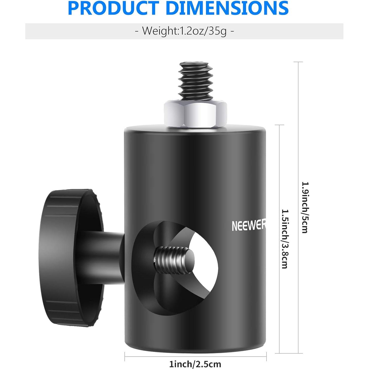 Adaptador Rápido Neewer ST12 2-Pack para Soporte de Luz