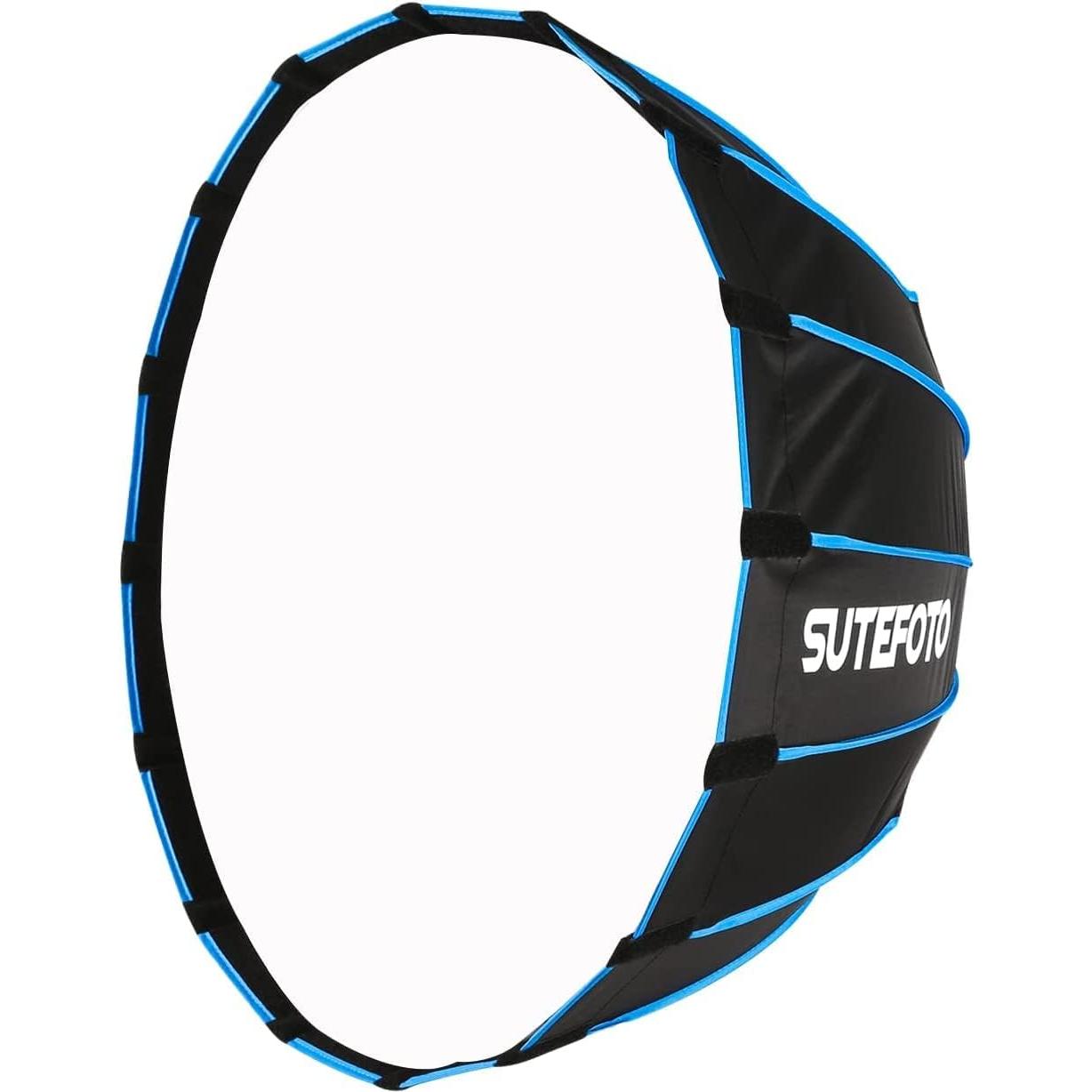 Softbox 60cm Sutefoto con Montura Bowens, Plegable y Ligero