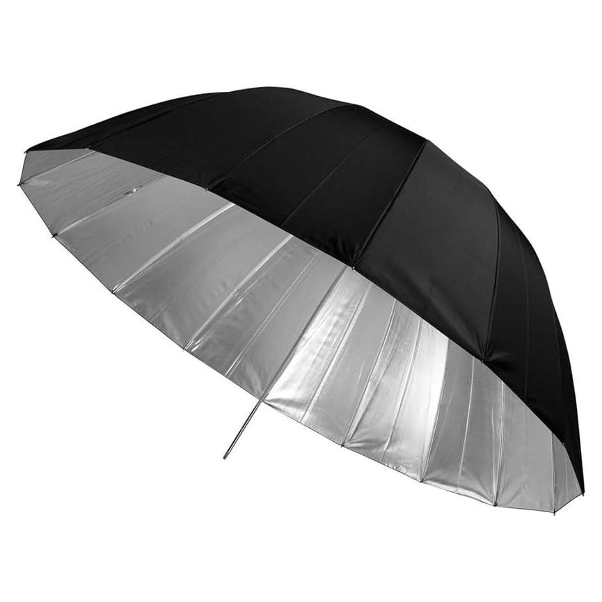 Paraguas Profundo Westcott Apollo 135cm Reflectante Plateado