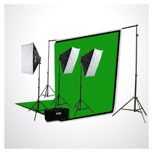Kit de Estudio de Fotografía ePhoto H9004S3-69BWG 2400W