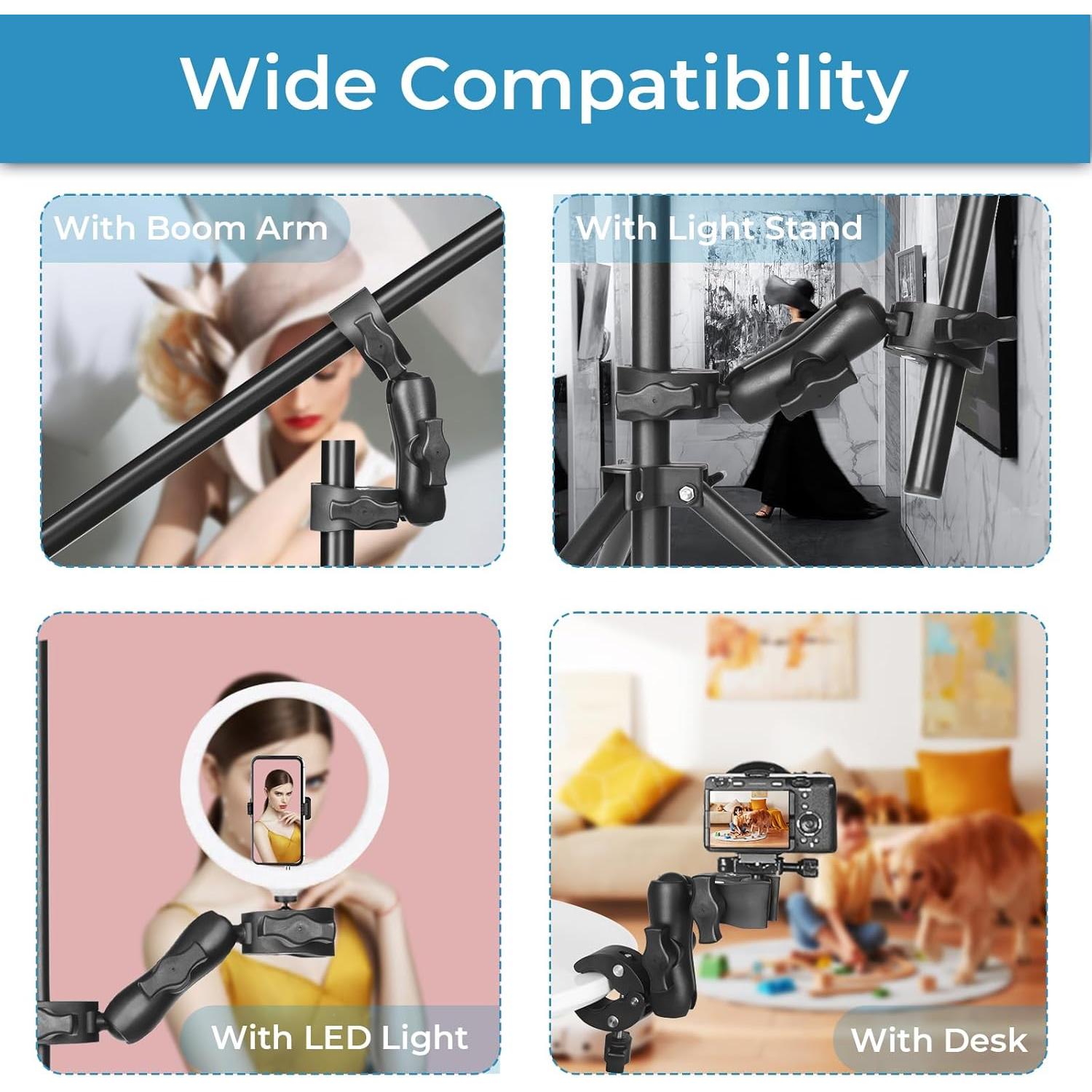 Soporte de Abrazadera Sequpr para Cámara - Adaptador Multifuncional