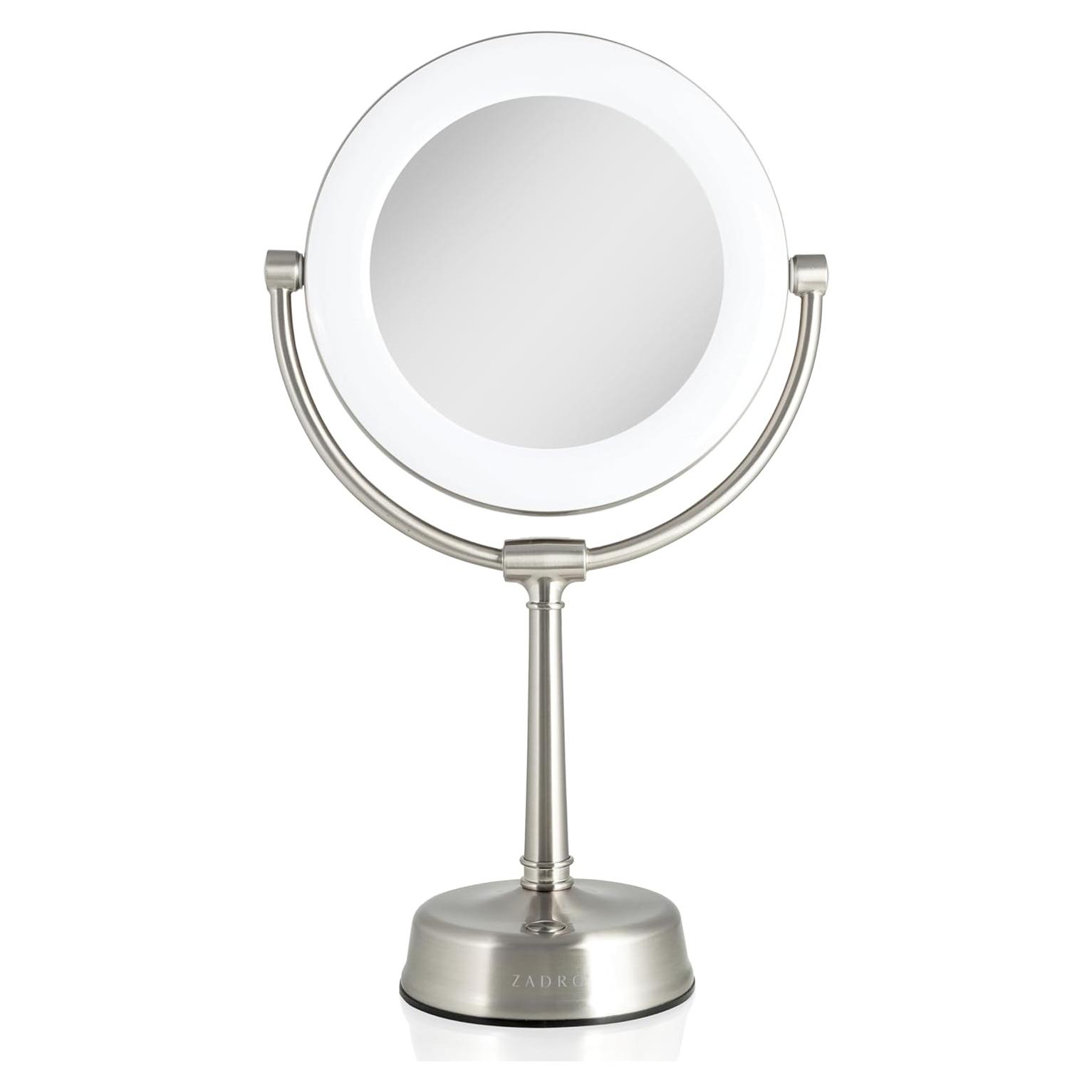 Espejo de Maquillaje Iluminado Zadro SLVRLT 10X/1X 52.83 cm