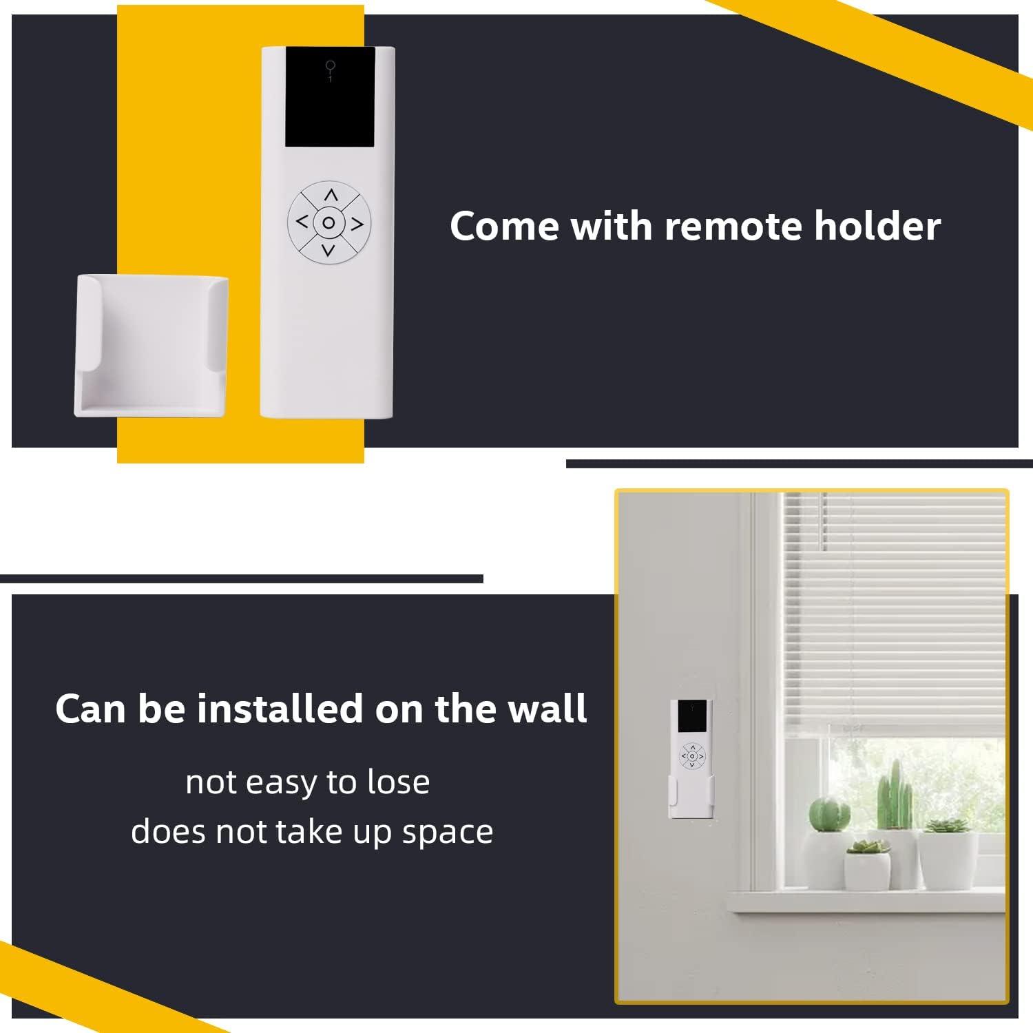 Controlador de Persianas HUIYEETEX AC114-01 1 Canal Inalámbrico