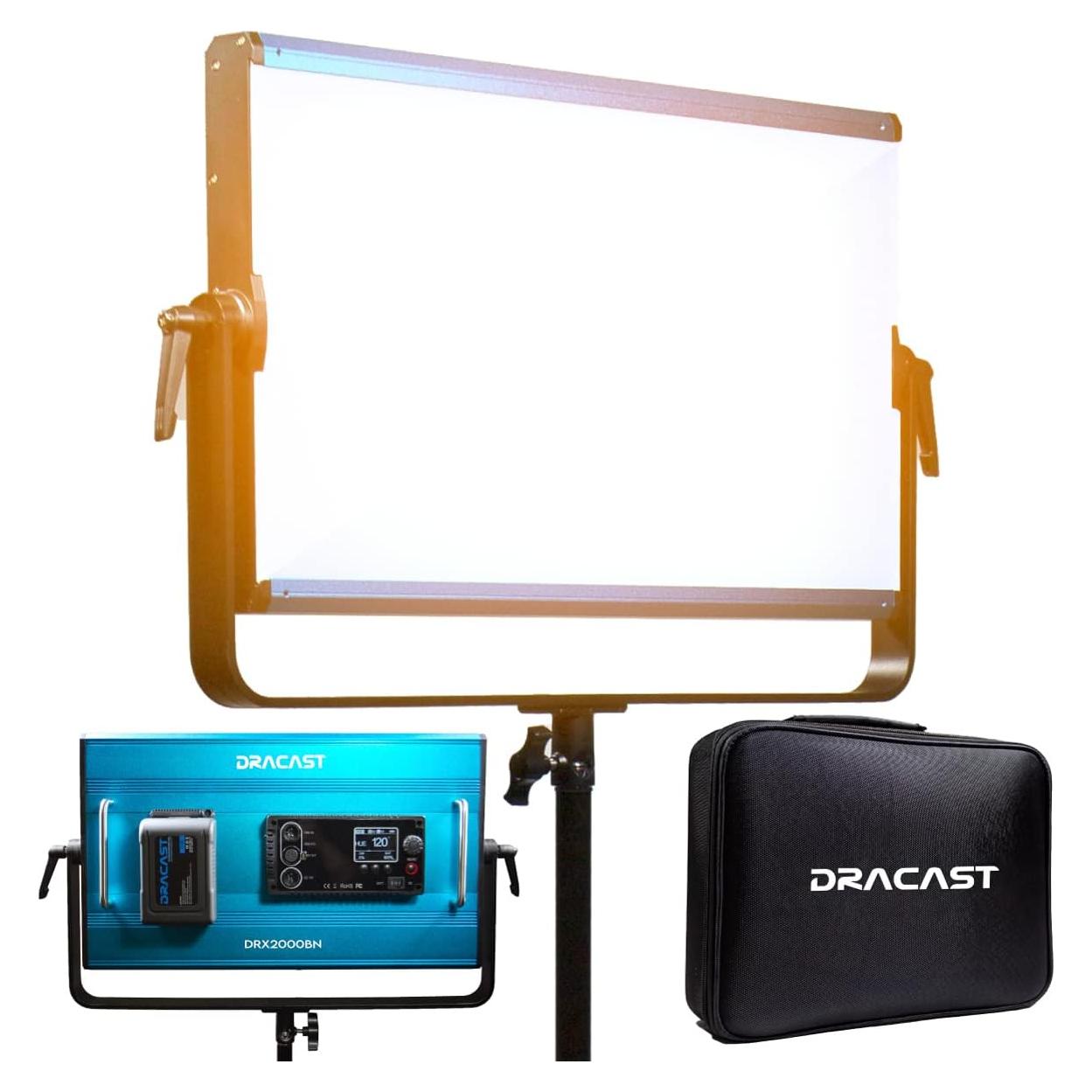Luz de Video LED Bi-Color Dracast X Series 2000 con V-Mount