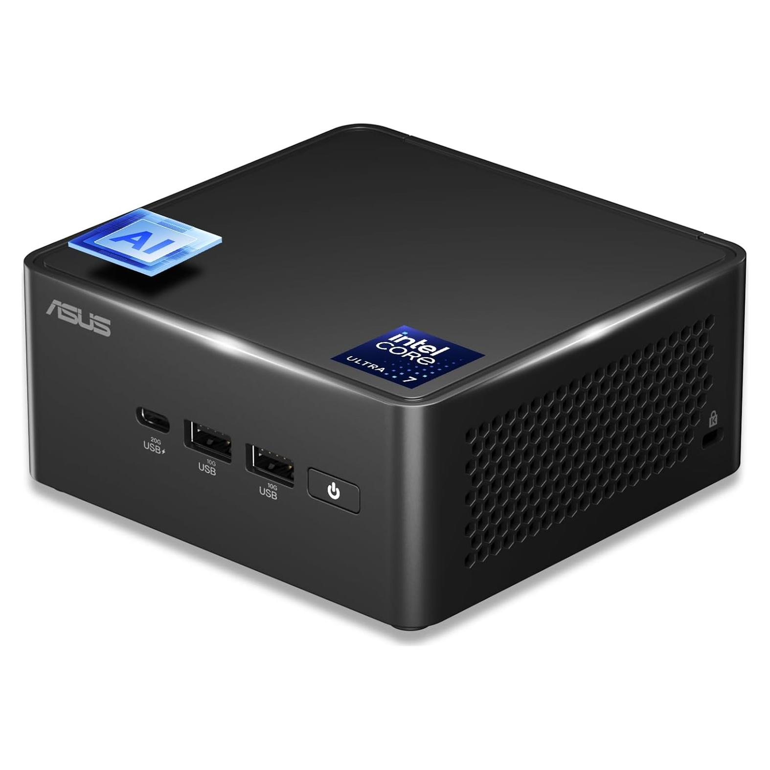 ASUS NUC 14 Pro Mini PC, Intel Core Ultra 7, 32GB RAM, 1TB SSD