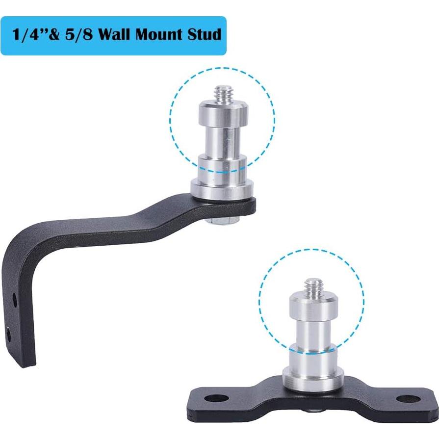 Soporte de Luz de Mesa FIEWSZIHU para Techo y Pared - Paquete de 2