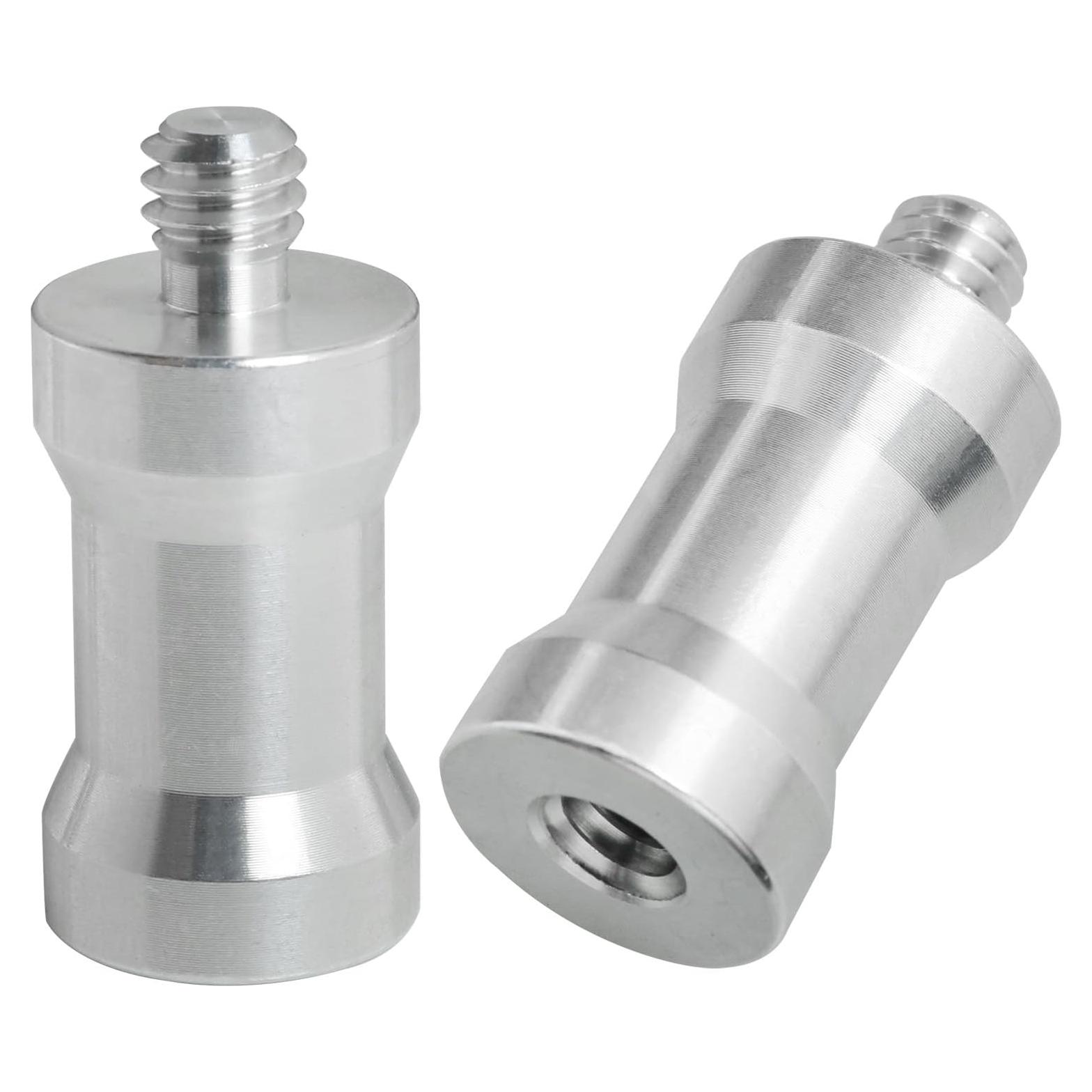 Adaptador Hotshoe Coldshoe LUORNG 2PCS 1/4" F a M Aluminio