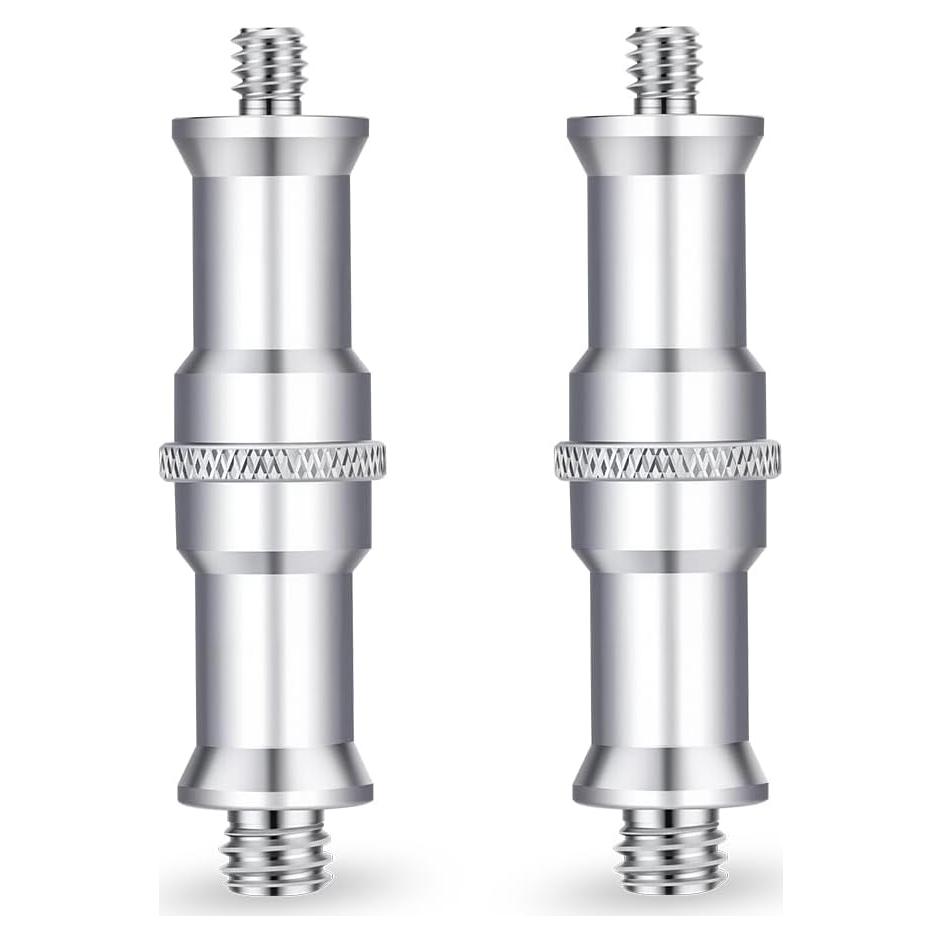 Adaptador de tornillo roscado Lanxire 1/4 a 3/8 pulgadas - 2 piezas