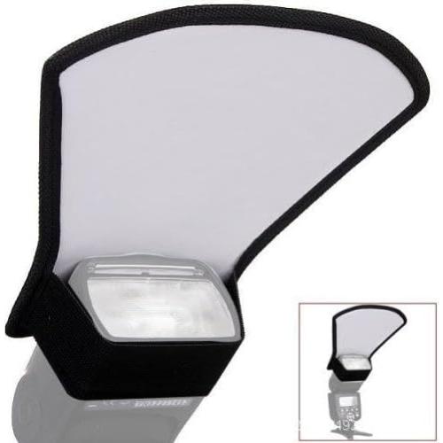 Difusor Reflector de Flash 2-en-1 REFLEX CAMERA Plata/Blanco