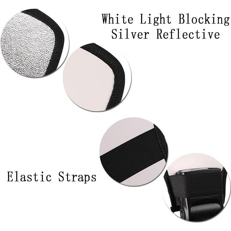 Difusor Reflector de Flash 2-en-1 REFLEX CAMERA Plata/Blanco