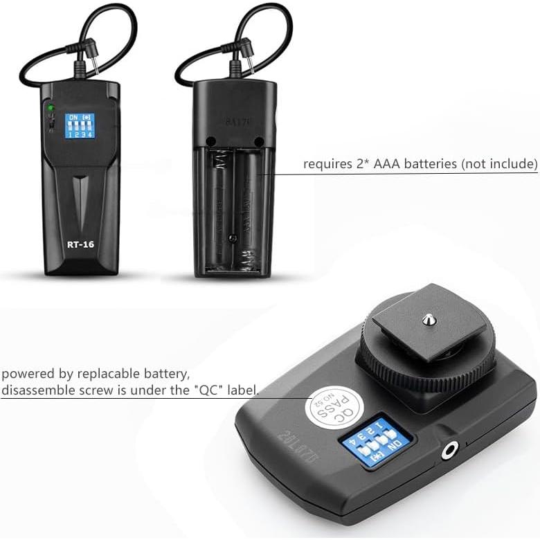 Disparador Inalámbrico Godox RT-16 para Flash de Estudio