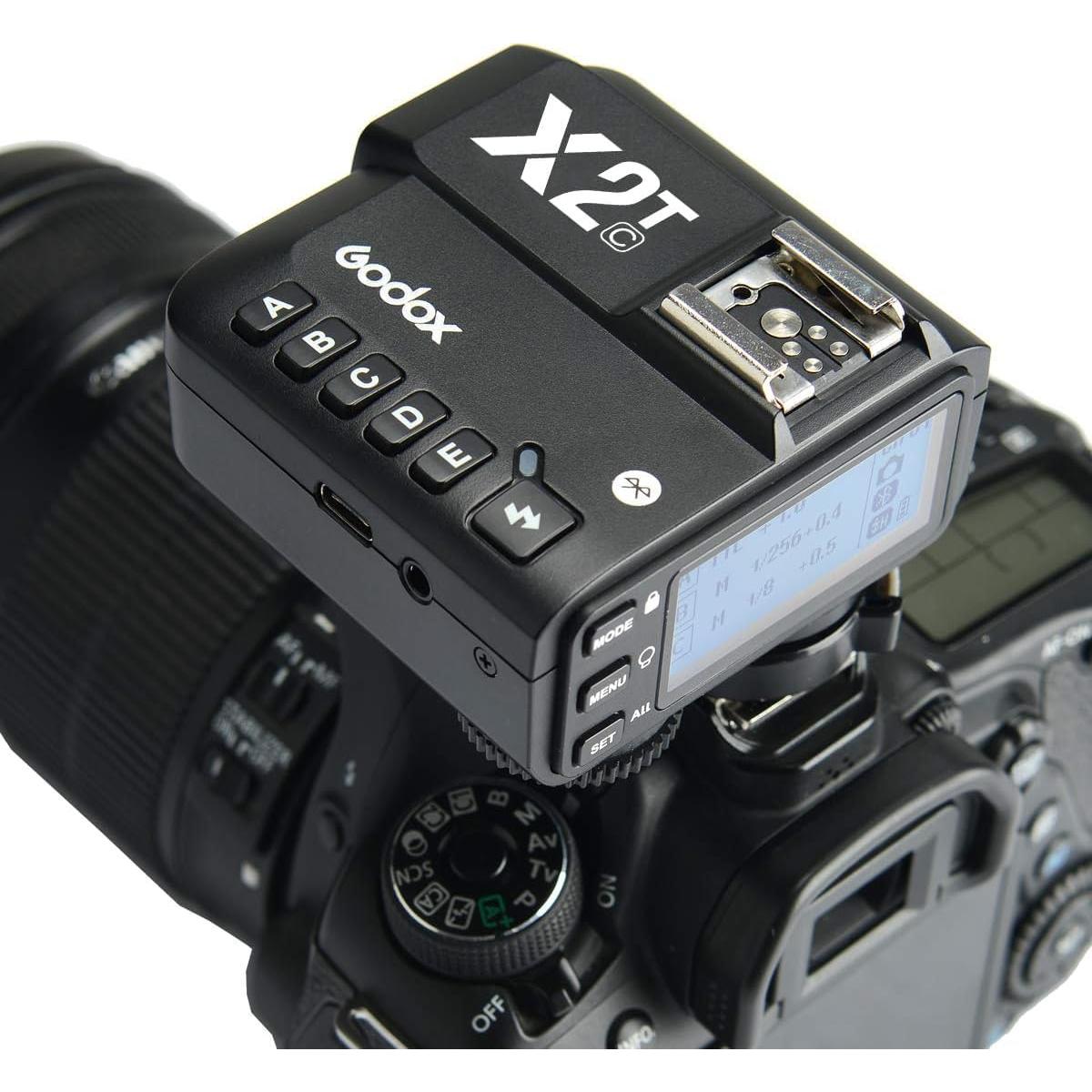 Disparador Inalámbrico TTL Godox X2T-C para Canon con Bluetooth