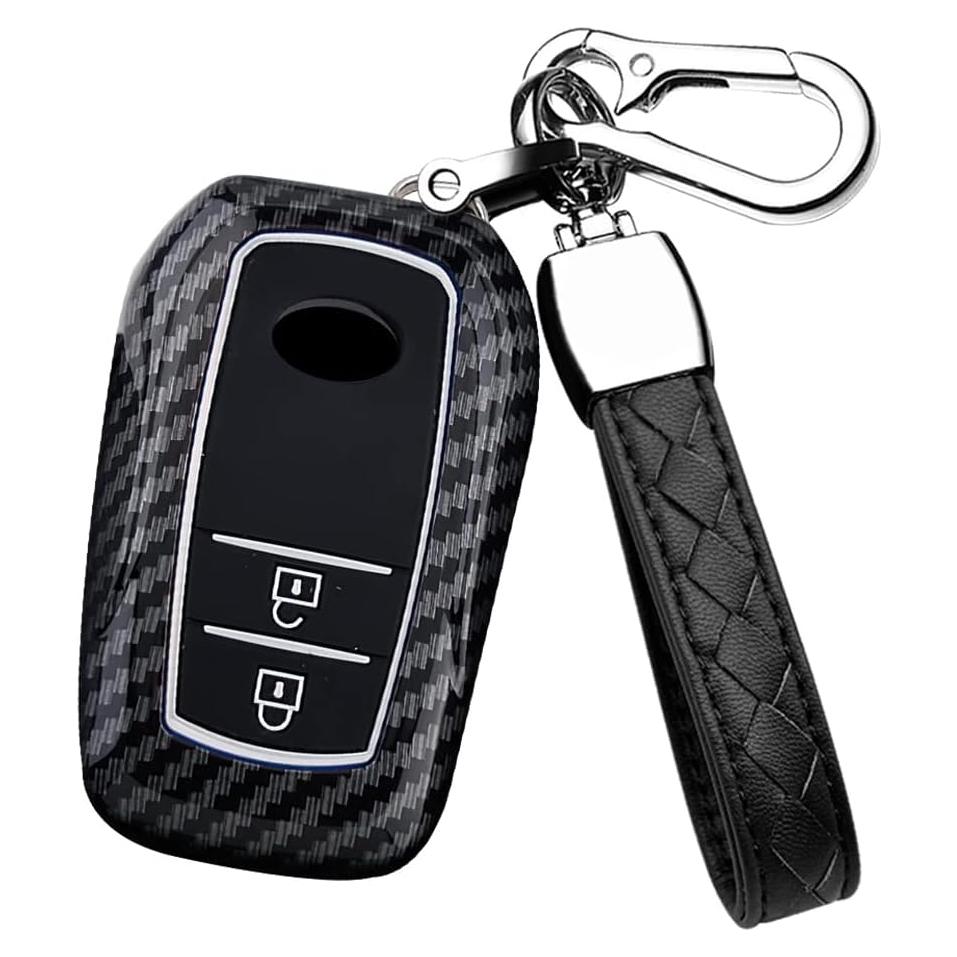 Funda de Llave 2 Botones HIBEYO para Toyota Corolla RAV4 Camry