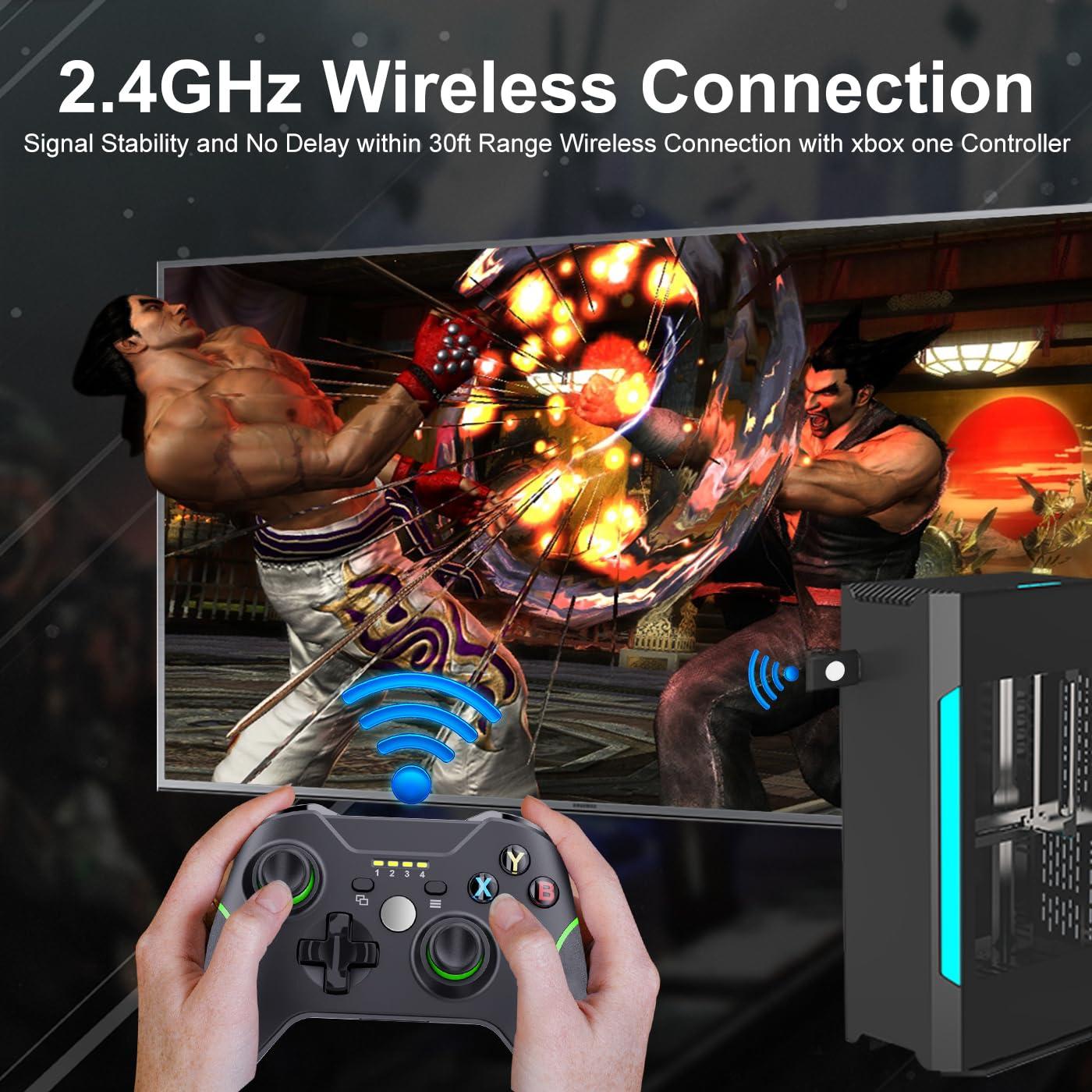 Controlador Inalámbrico Xbox One DZHI 800mAh Negro