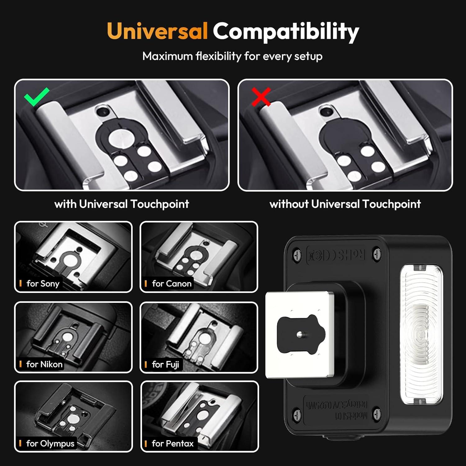 Flash Speedlite ULANZI SL01 Mini - Luz GN8 6500K para Cámaras