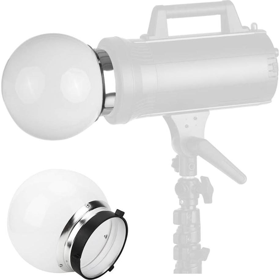 Bola Difusora Esférica 15cm Bowens para Fotografía Profesional