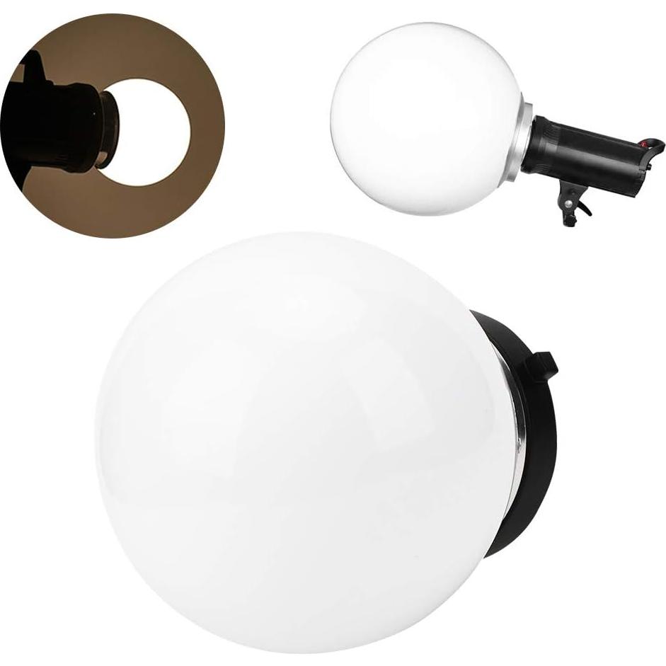 Bola Difusora Esférica 15cm Bowens para Fotografía Profesional
