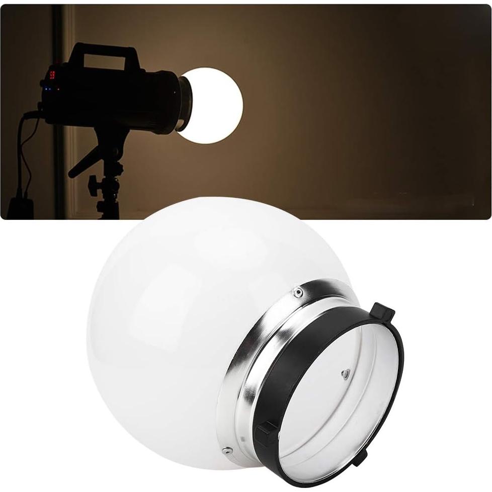 Bola Difusora Esférica 15cm Bowens para Fotografía Profesional