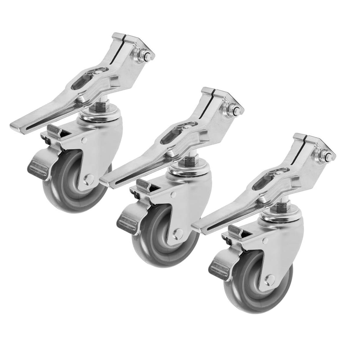 Juego de Ruedas Flashpoint para Soporte de Luz 25x25mm - 3 Piezas