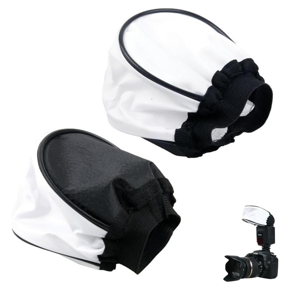 Paquete de 2 Difusores de Flash ThtRht para Cámaras DSLR