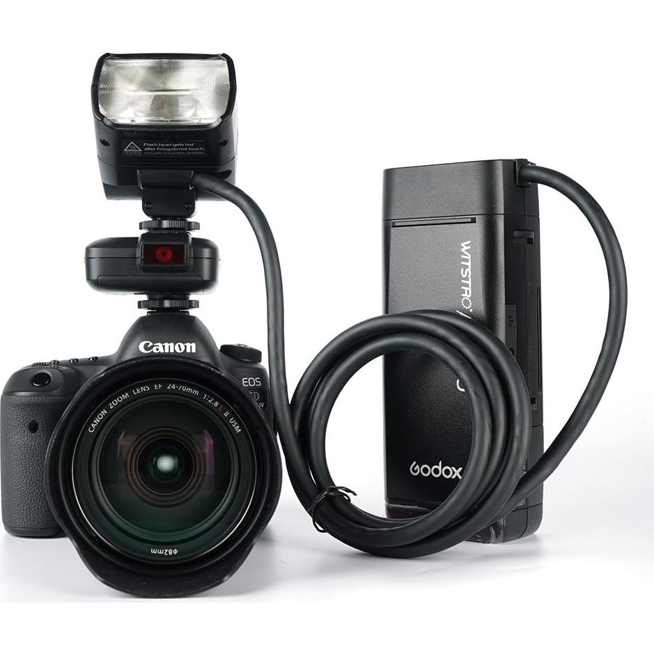 Cabezal de Flash Godox EC200 200W con Cable de 2M