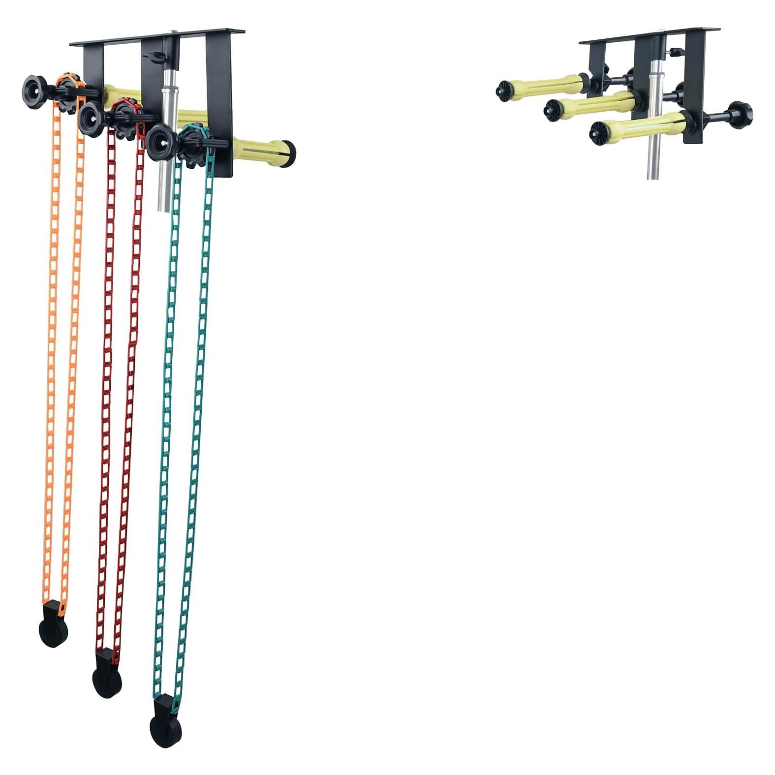 Photography Backdrop Roller Support System, 3 Rollers, Wall/Celing/Light Stand Backdrop Mount, Background Support