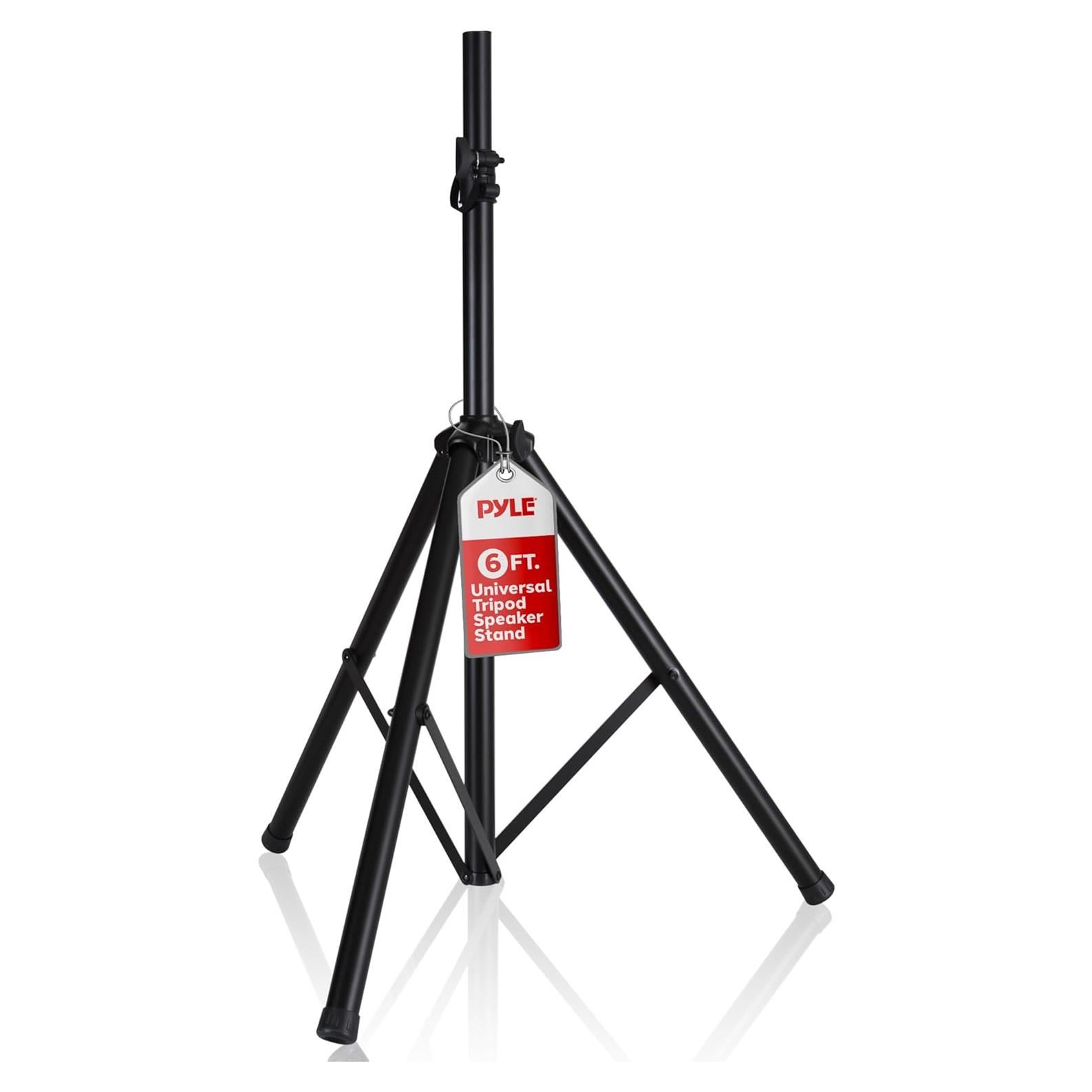 Soporte de Altavoz Pyle PSTND2 Trípode 1.83m Ajustable Negro