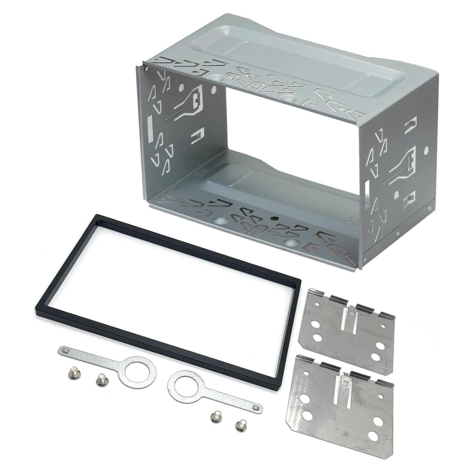 Jaula Universal Doble DIN Sound-Way con Marco de Metal