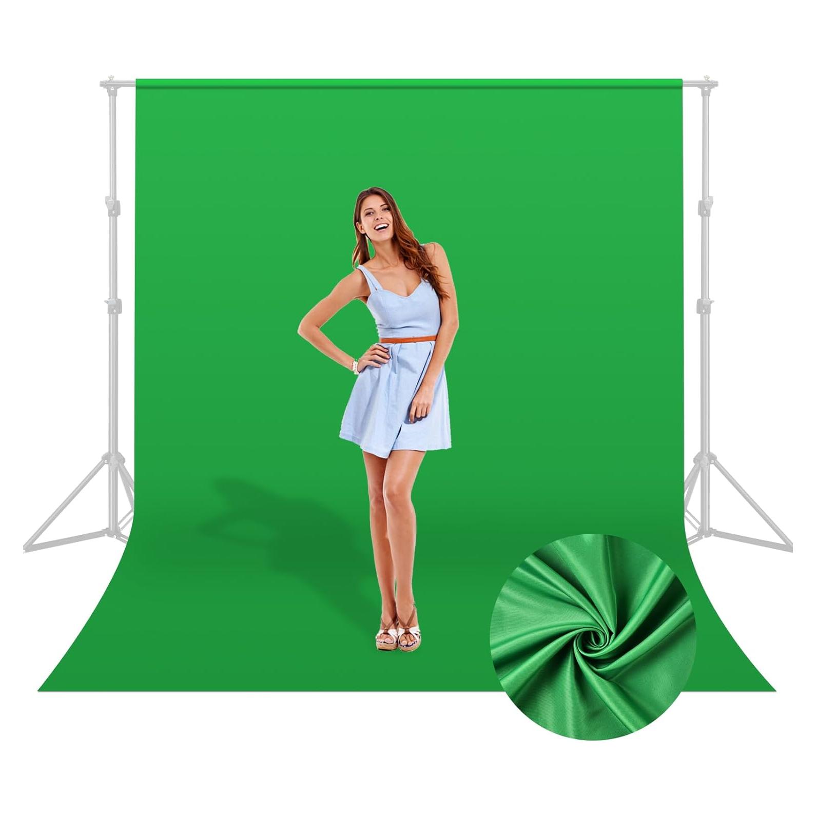 Fondo Verde UTEBIT 1.83 x 2.74 m Tela para Fotografía y Video